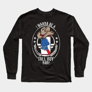 Tall Boy Cowboy Long Sleeve T-Shirt